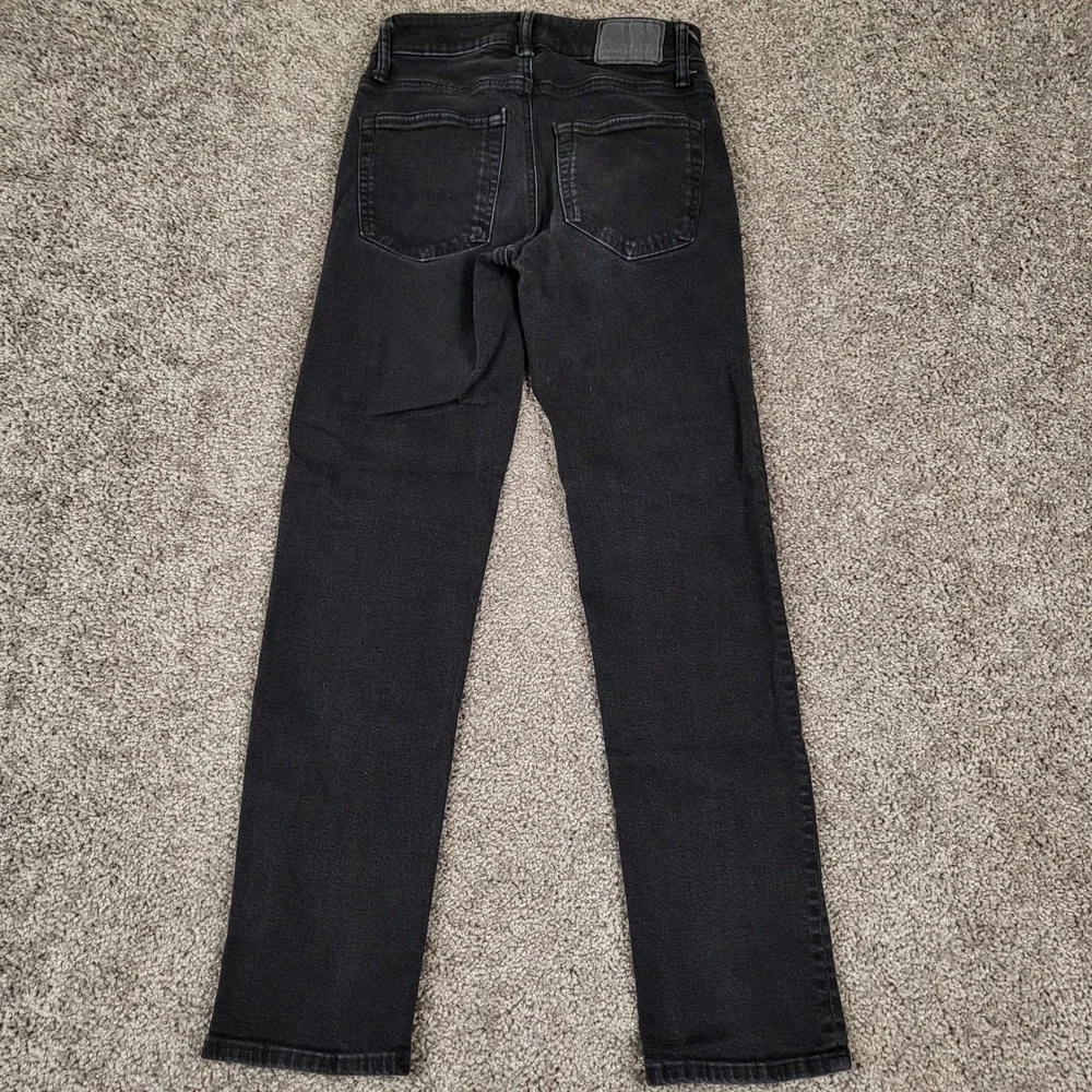 American Eagle Airflex+ Original Straight Jeans Mens 26x30 Black Good Stretch